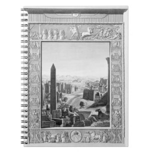 Carnet Frontispice au volume 1 de la description de ` du