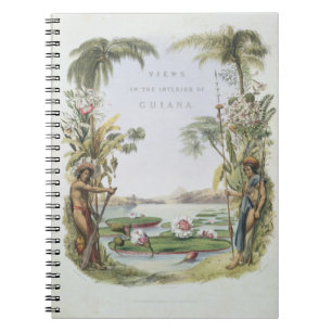 Carnet Frontispice aux "vues à l'intérieur de la Guyane