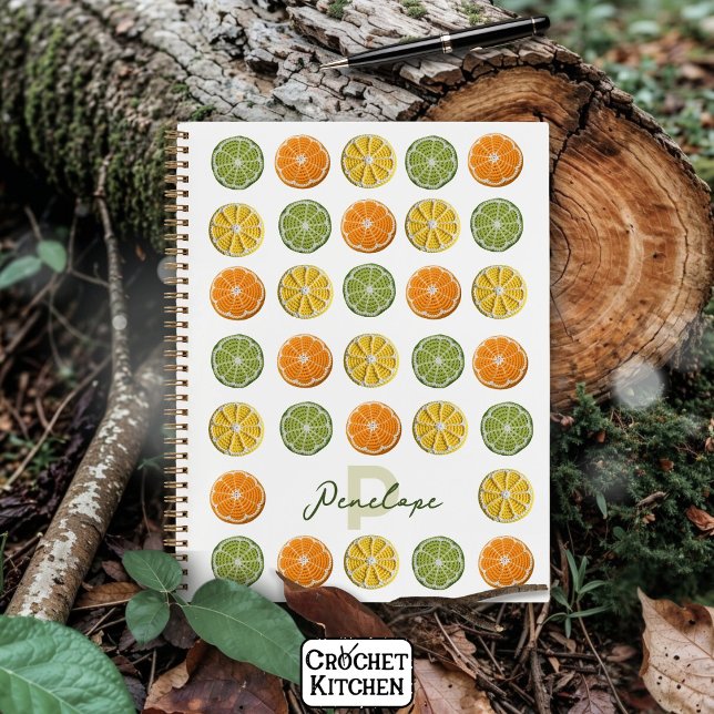 Carnet Fruit de Crochet frais moderne Nom des tranches d' (Créateur téléchargé)