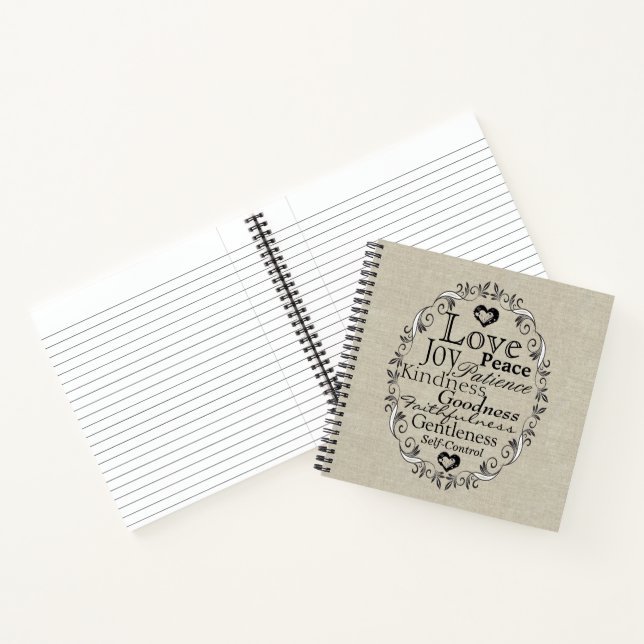 Carnet Fruit de l'Esprit Écriture Lin (Intérieur)