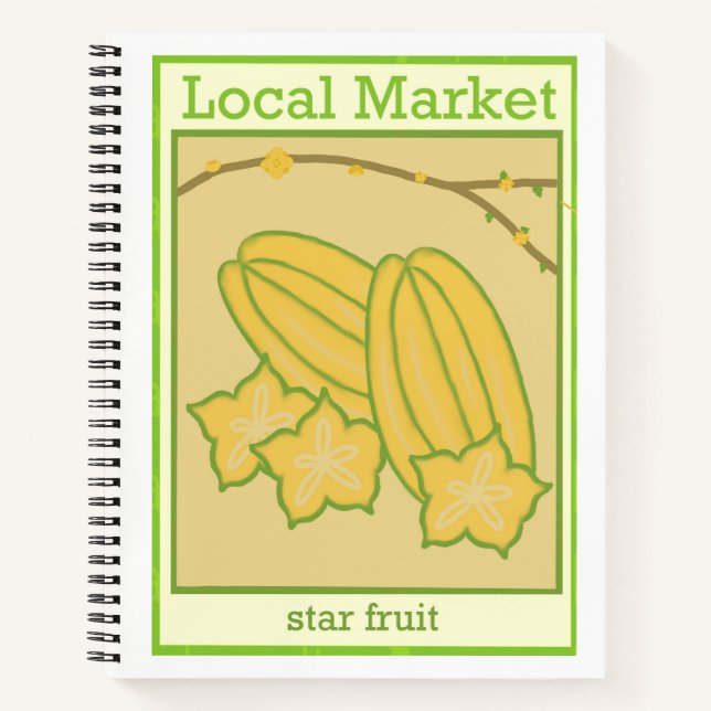 Carnet Fruit étoilé (Devant)