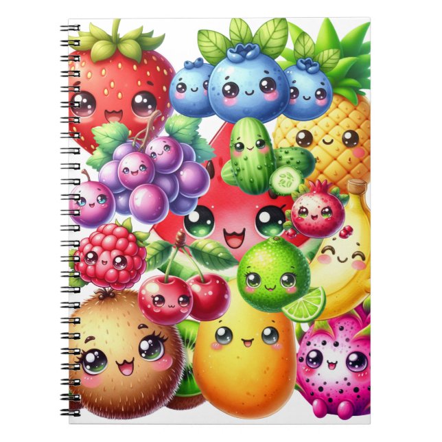 Carnet Fruit heureux (Devant)