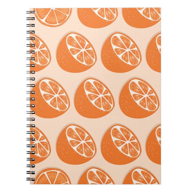 Carnet Fruit Motif sans joint. (Devant)