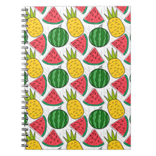 Carnet Fruit motif transparent   motif de surface de frui