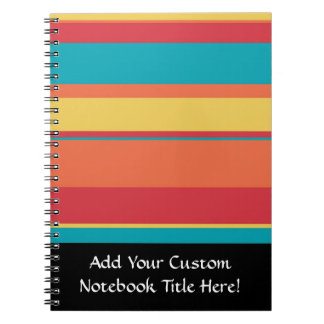 Carnet Fruit Tropical Tonal Stripes