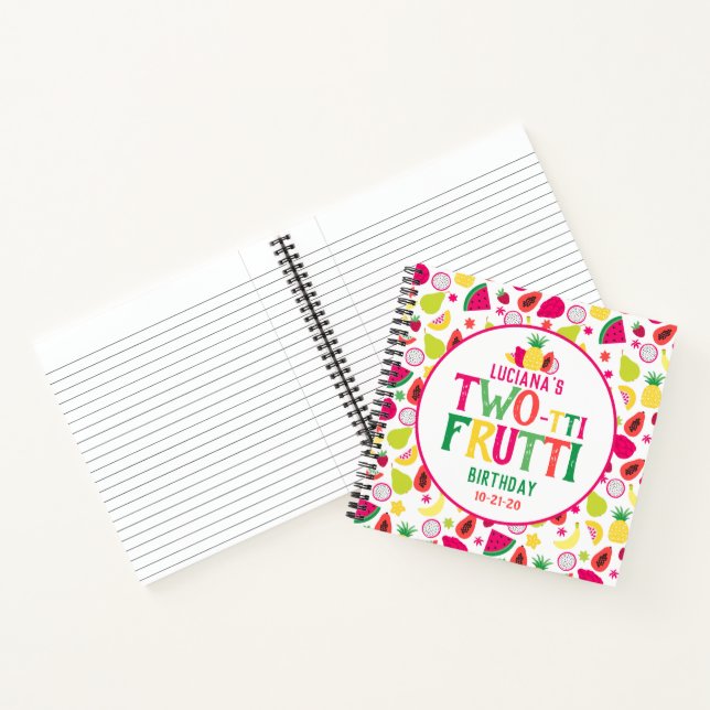 Carnet Fruité à deux tti 2e anniversaire Fruits Tutti Fun (Intérieur)