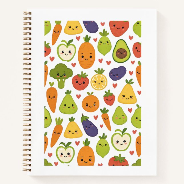 Carnet Fruits et Légumes Délicieux (Devant)