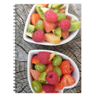 Carnet Fruits frais, bols, assiettes de fruits