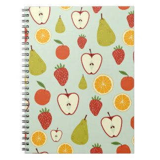 Carnet Fruits frais : Vibrant Motif sans joint