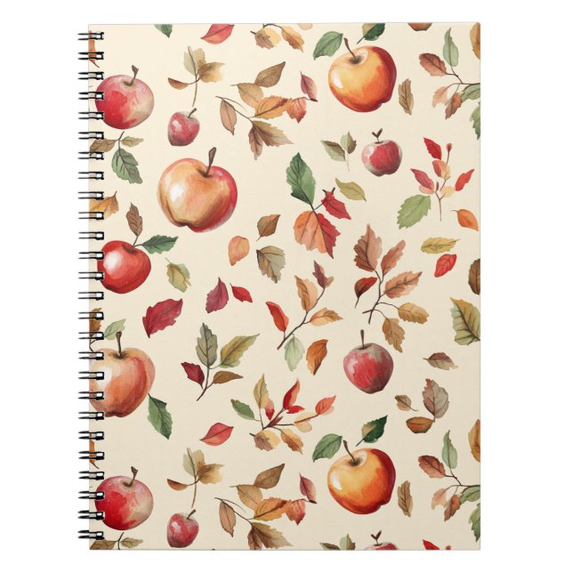 Carnet Fruits Pommes & Feuilles  (Devant)