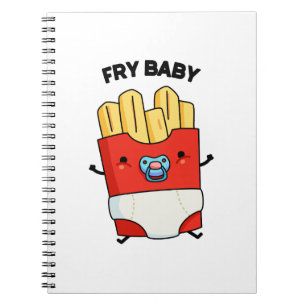 Carnet Fry Baby Funny French Fries Pun