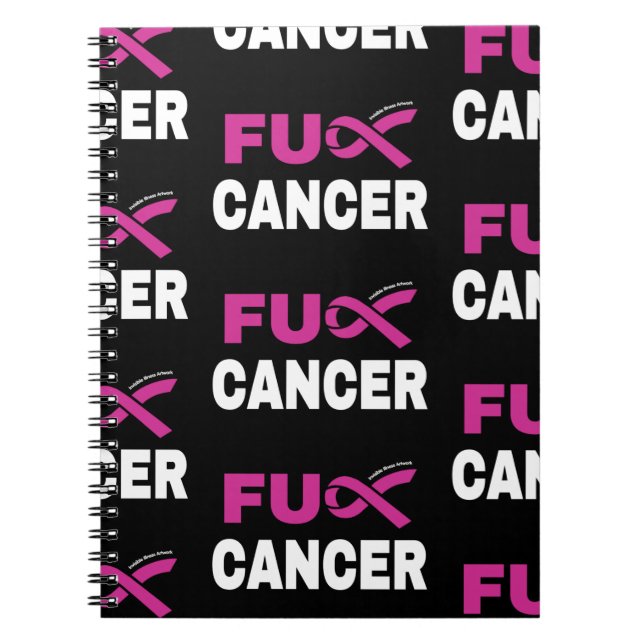 Carnet FU CANCER...Cancer du sein (Devant)