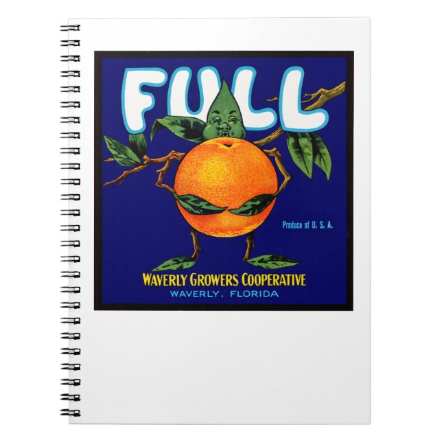 Carnet Full - Orange Crate Label (Devant)