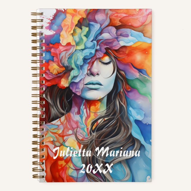 Carnet Fumée Nom personnalisé (Recto)