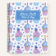 Fun Blue et Purple Neige et Coupe Gâteau