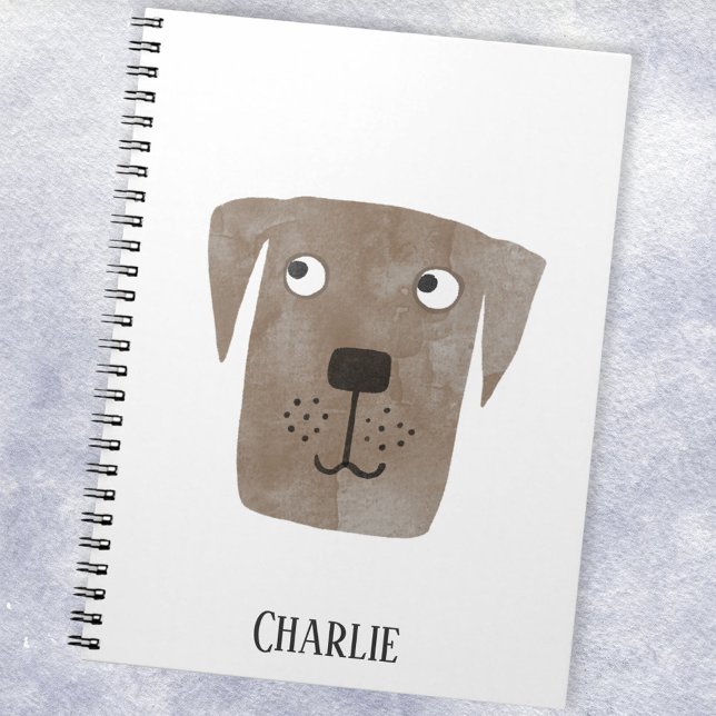 Carnet Fun Chocolat Labrador Retriever Chien Personnalise (Créateur téléchargé)