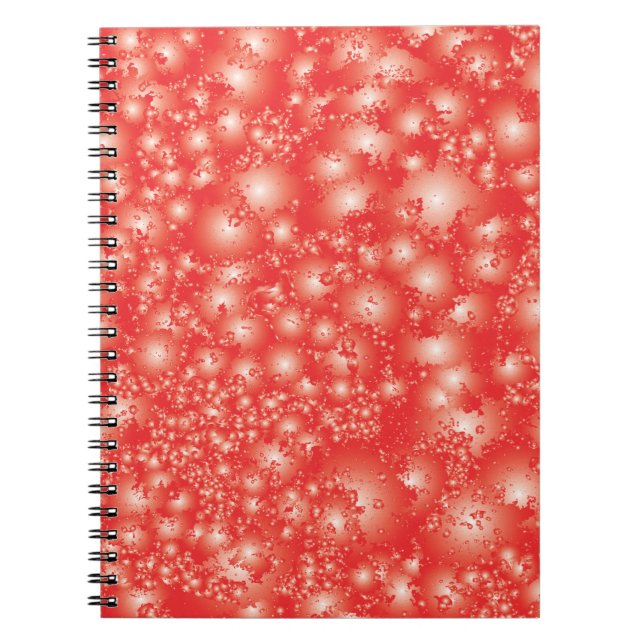 Carnet Fun RED Abstrait Enk Super motif de démarrage (Devant)
