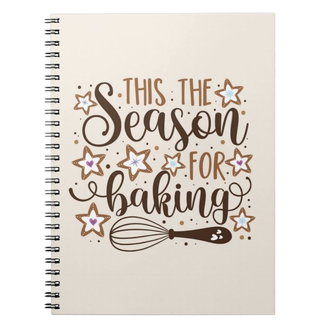Carnet Fun 'Tis Season for Baking Design (Devant)