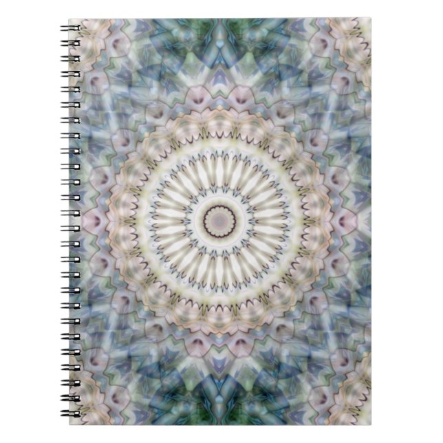 Carnet Fun Trippy Hippy Psychedelic Fractal Kaleidoscope (Devant)