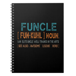 Carnet Funcle Funny Uncle Définition, Awesome Legend Hero