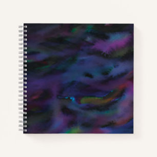 Carnet Funky personnalisé couleur abstraite de l'eau de f