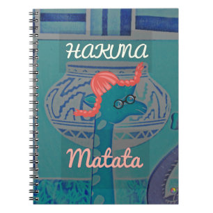 Carnet Funny African Giraffe