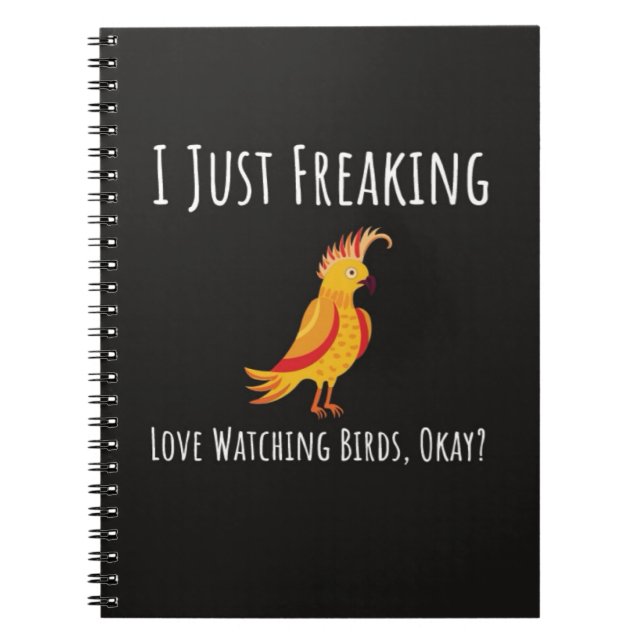 Carnet Funny Bird Watching Gifts For Bird Lovers Birding (Devant)