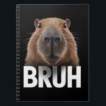 Carnet Funny Capybara Bruh<br><div class="desc">Funny Capybara Bruh</div>
