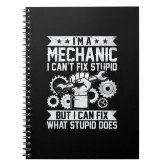 Carnet Funny Car Mechanic Engineer Men Women Kids Auto Me