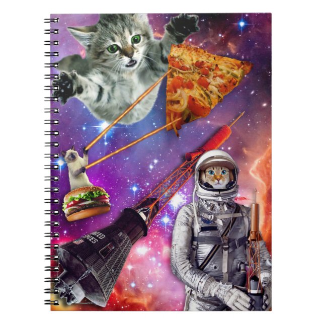 Carnet Funny Cat Space Federation (Devant)