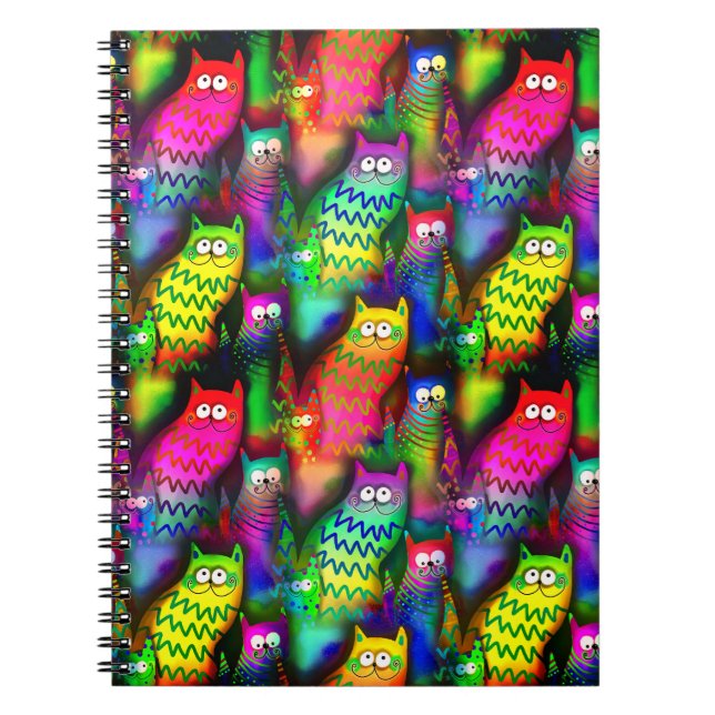 Carnet Funny Cats Motif-54578 (Devant)