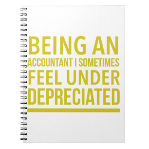 Carnet Funny Comptable Pun