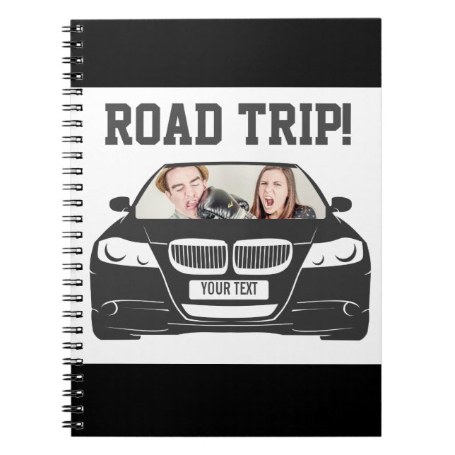 Carnet Funny Custom Car Photo Voyage routier (Devant)