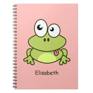 Carnet Funny cute frog cartoon kids