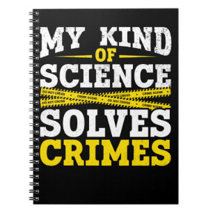 Carnet Funny Detective Forensic Science Crime Solver