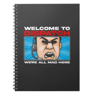 Carnet Funny Dispatcher Emergency Communications 911