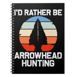 Carnet Funny Flint Arrowhead Pierres Collecte