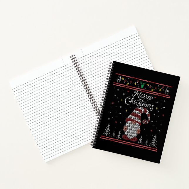Carnet Funny Gnome Joyeux Noël (Intérieur)