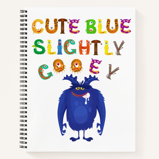 Carnet Funny Gooey Monster (Devant)