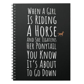 Carnet Funny Horse Gifts For Women Teen Girls For Her 