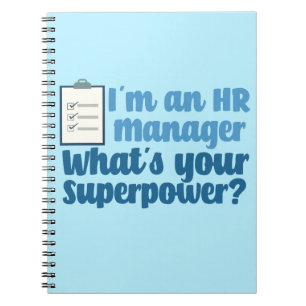 Carnet Funny Human Resources Superhero