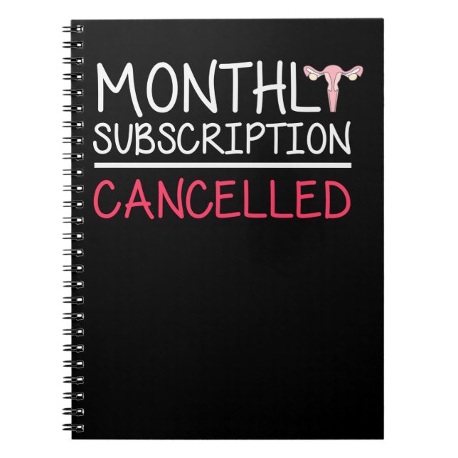 Carnet Funny Hysterectomy Support Uterus Remoding (Devant)