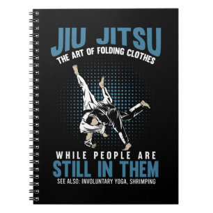 Carnet Funny Jiu Jitsu Combattants BJJ Humour d'entraîne