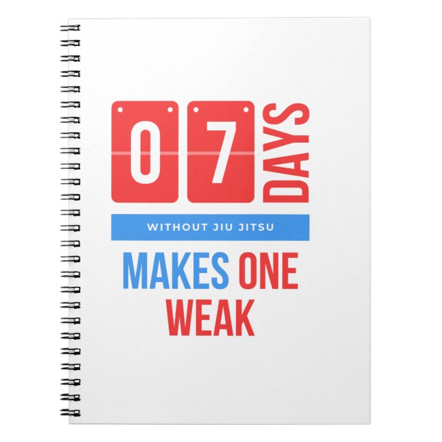 Carnet Funny jiu jitsu martial arts (Devant)