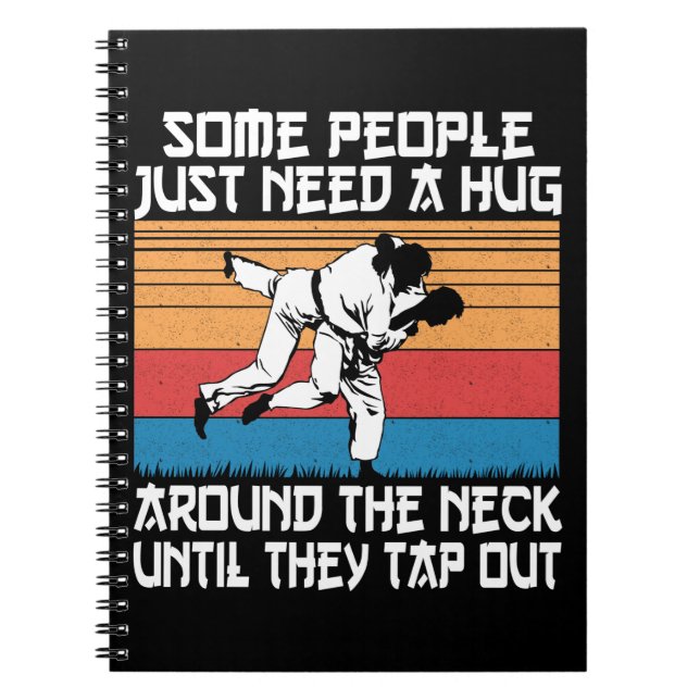 Carnet Funny Judo Jiu Jitsu Martial Arts Humor (Devant)
