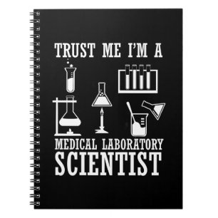 Carnet Funny laboratoire médical technicien scientifique