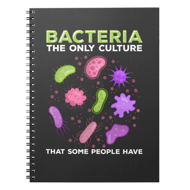 Carnet Funny Mircobiology Bacteria Culture Humor (Devant)