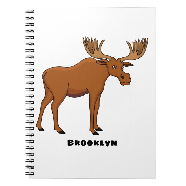 Carnet Funny moose (Devant)