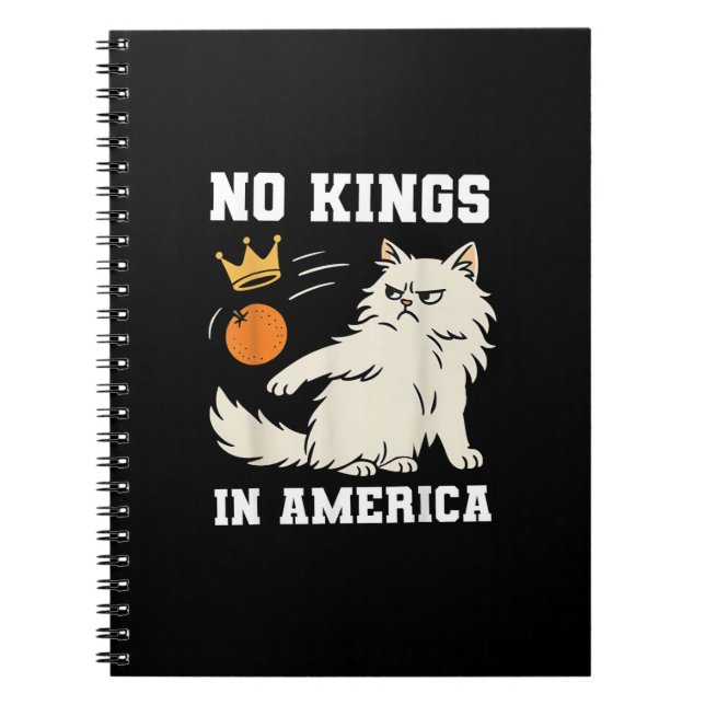 Carnet Funny No Kings in America Retro Classic Style (Devant)