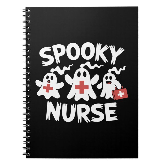 Carnet Funny Nurse Halloween (Devant)